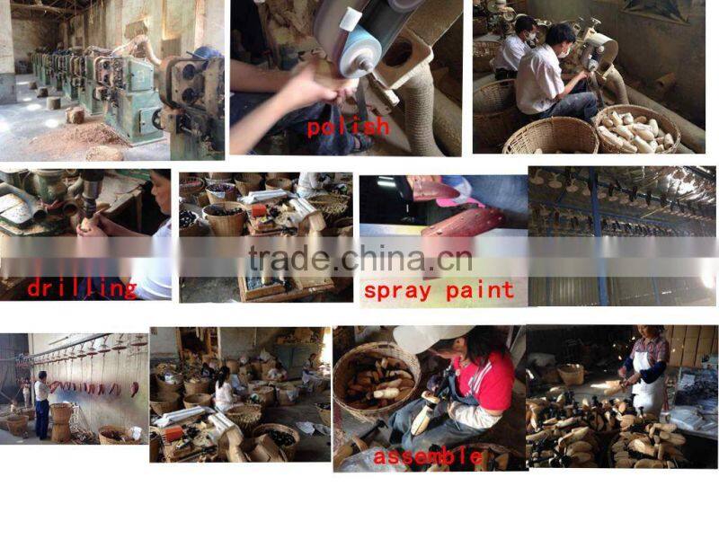 metal tube smart wooden shoe tree/wooden shoetree