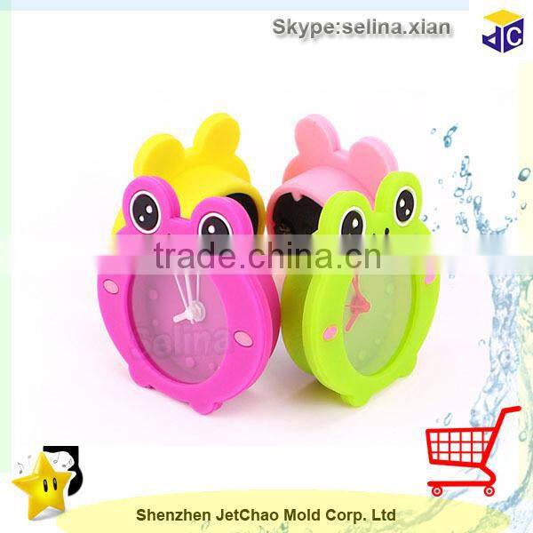 Silicone material shape alarm clock for kids