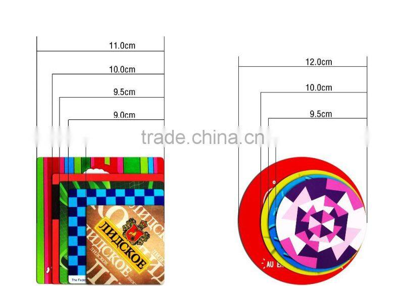 Wholesale price favorable personality customized marble coasters