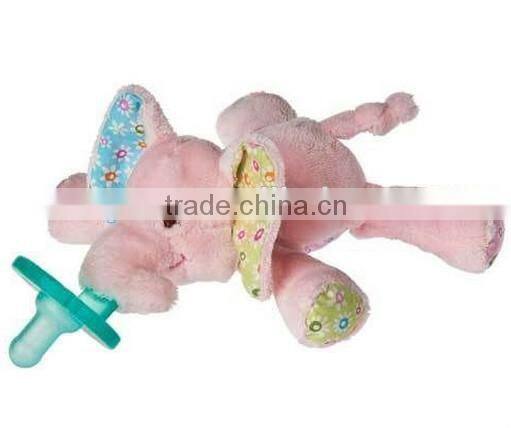 Plush animal pacifiers/Baby Silicone Pacifiers/Plush Animal Baby Nipples