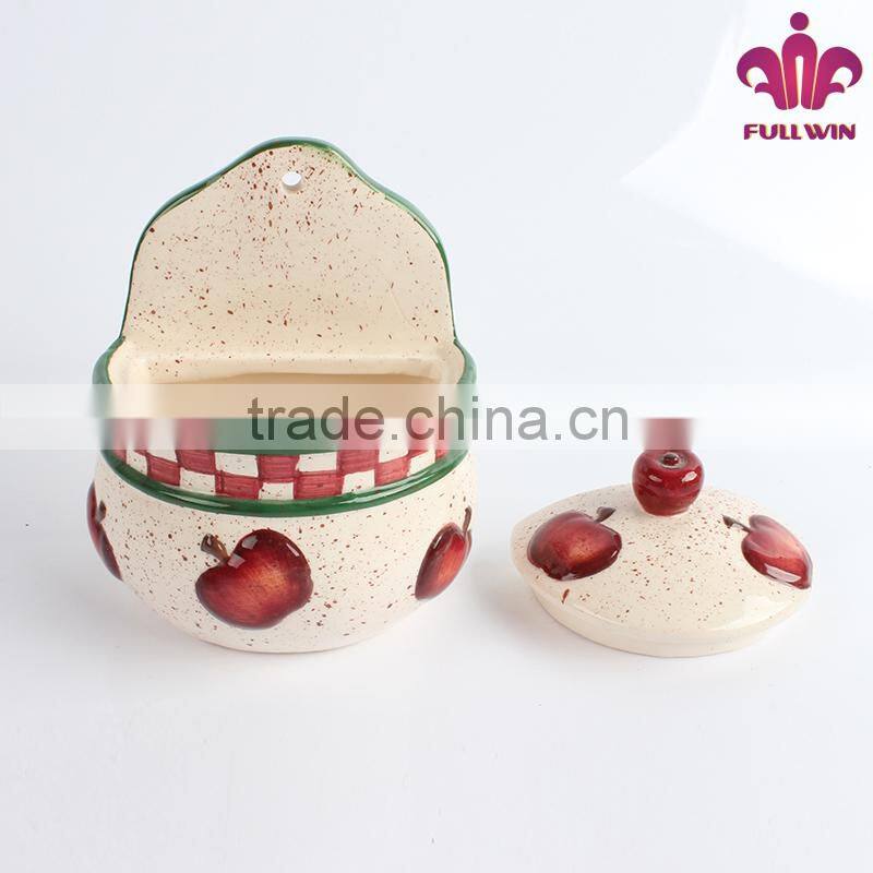 salt sugar coffee jar tea sugar coffee ceramic storage jar with spoon