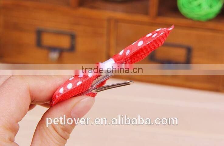 2016 new pet product pet ribbon bow