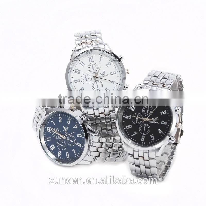 2016 High Quality Sports Watches Men Fashion Quartz Wrist watch Stainless Steel Band Luxury Brand relogio masculino