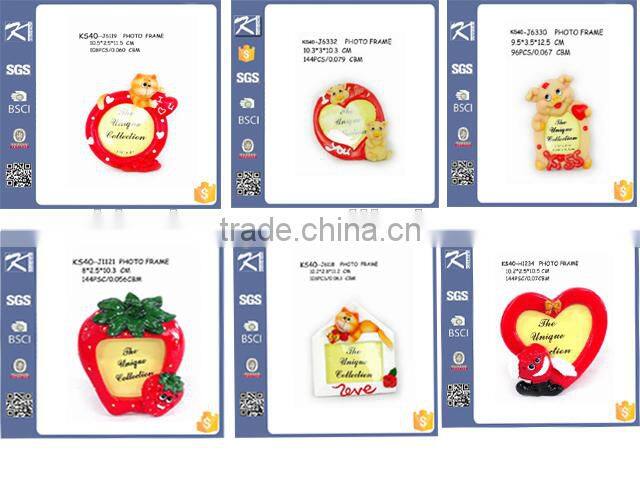 2015The newest design resin photo frame home decoration