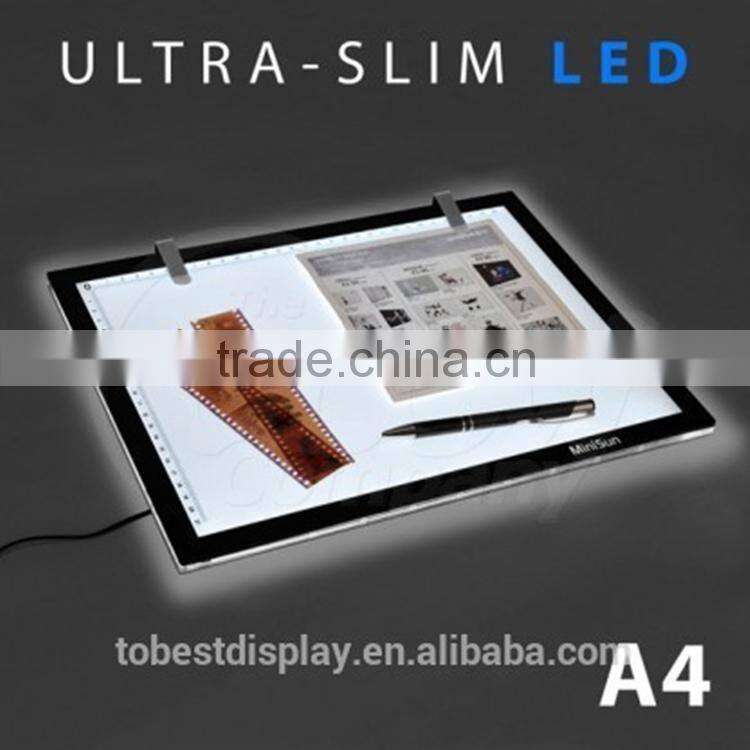 High quality acrylic illuminated sign board, illuminated picture frames