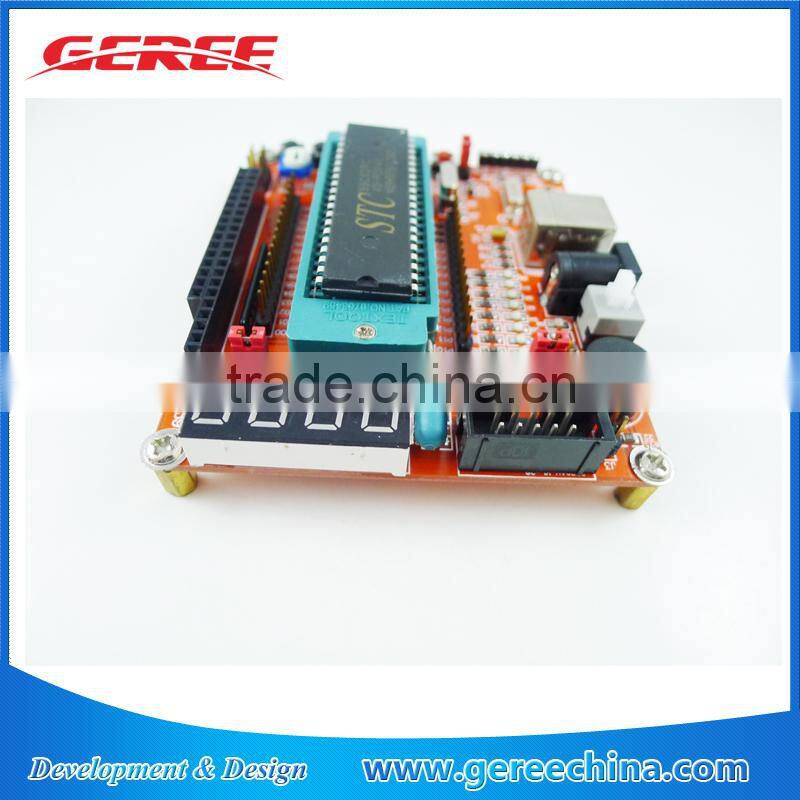 New 51/AVR MCU Development Board System Control Panel with STC89C52 Chip