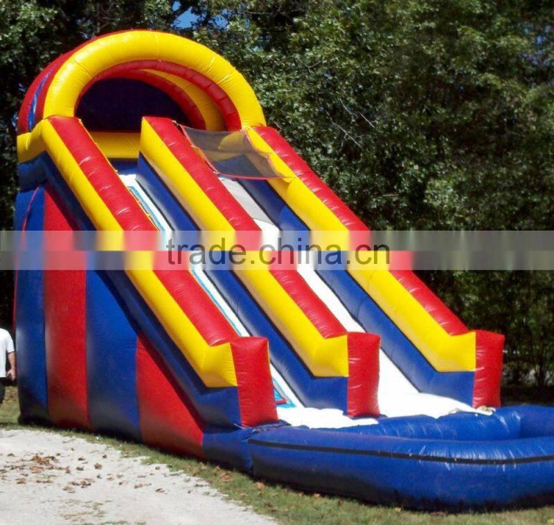 high quality inflatable slides, giant commercial use inflatables dry water snow winteslide