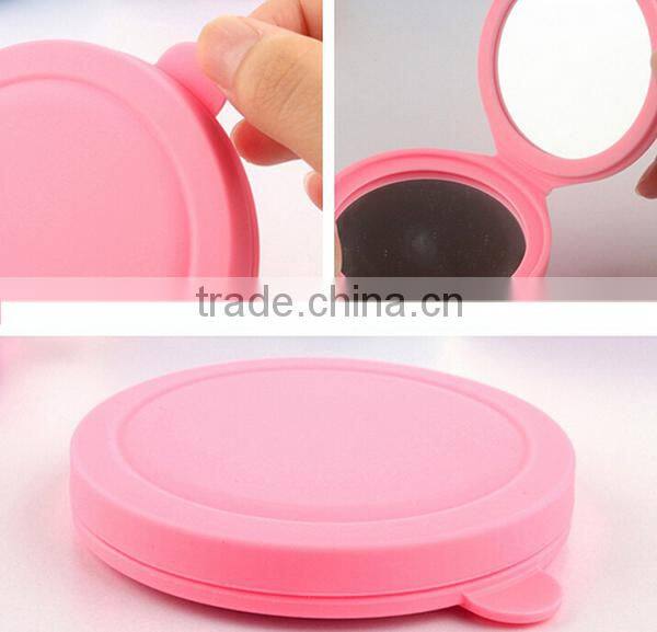 Wholesale Silicone cosmetic looking glass,Silicone makeup looking glass
