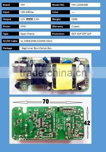 sinpro power supply 12V 2A 24W
