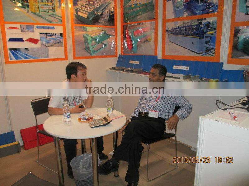 Steel sheet profile machine decoiler