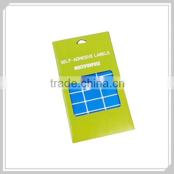 Adhesive labels for plastic bags