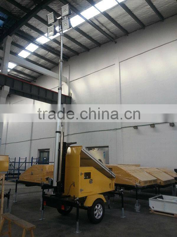 24V solar light tower in dubai