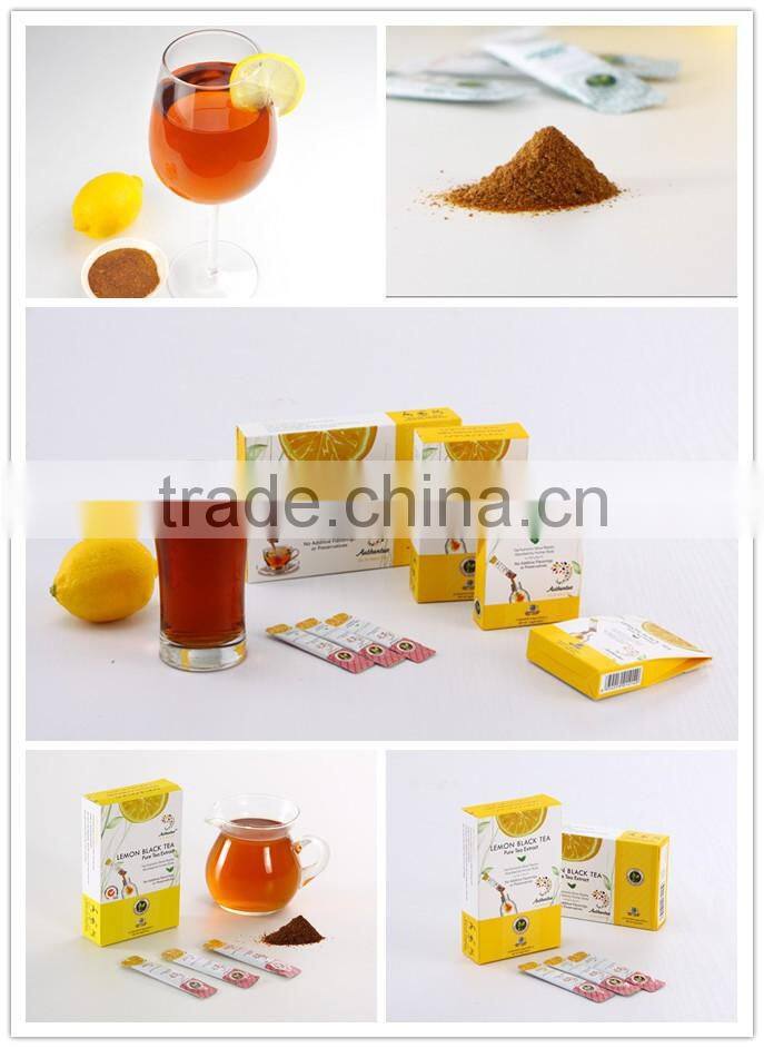 GMP Certificated high quality lemon black tea lemon instant tea