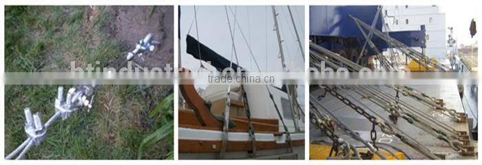 Supply drop forged construction lashing turnbuckles with hook and eye