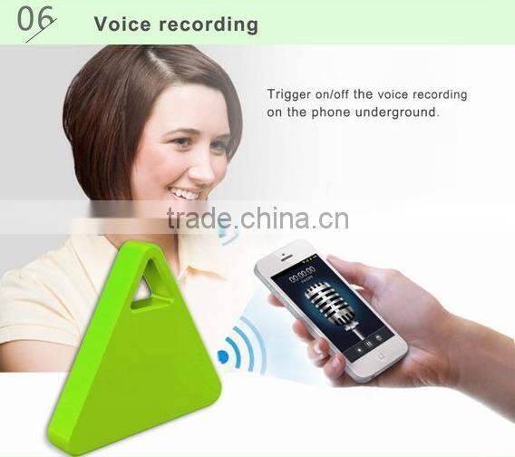 Triangle Bluetooth wireless key finder personal anti-lost alarm for child wallet car pet luggage