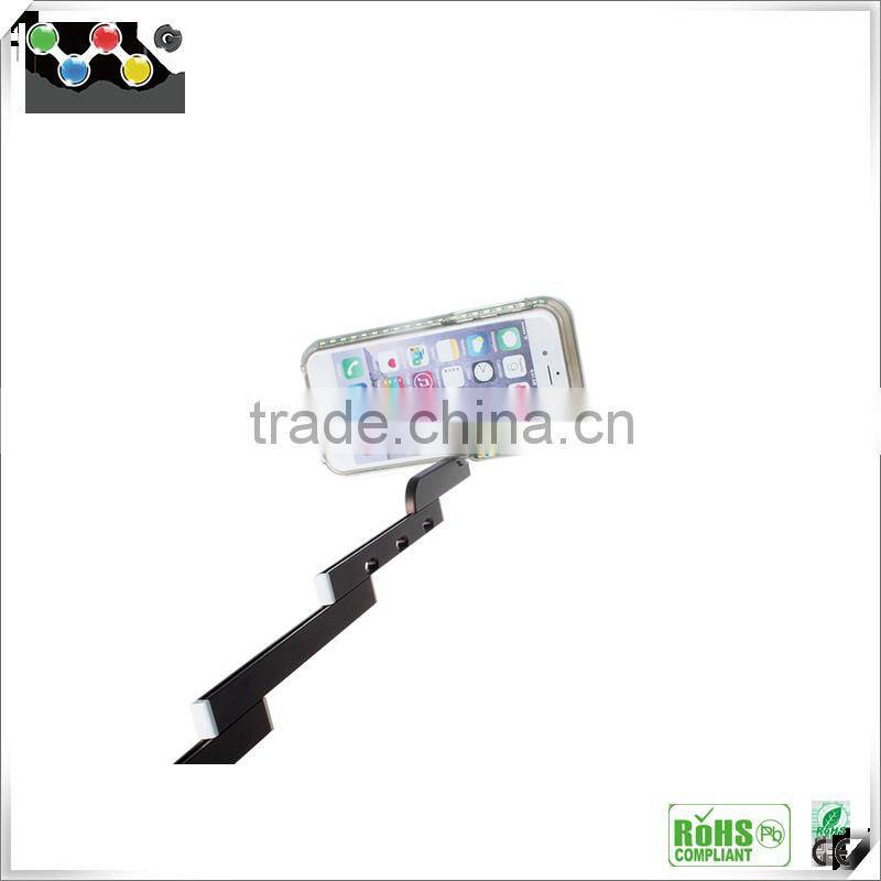 2016 Creative design mini light selfie stick adjustable phone case with bluetooth for iphone