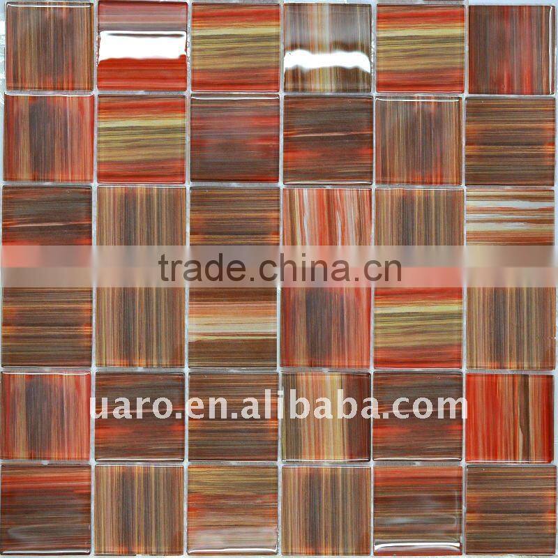 Outdoor Translucent Floor Strip Glass Crystal Mosaic Tile