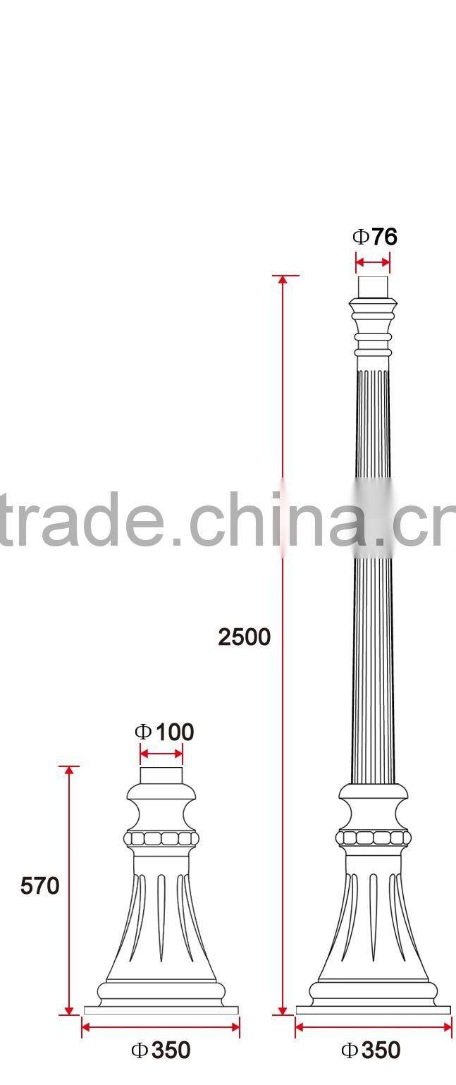 A019 Outdoor Hotel Lighting use Aluminum Alloy Wholesale Lamp Base