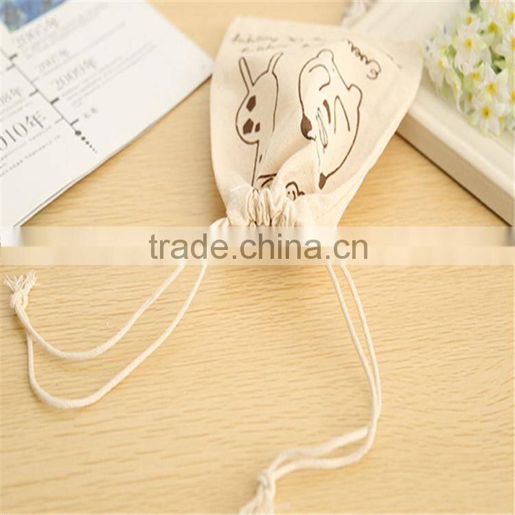Custom Cotton Canvas Drawstring Bag Wholesale