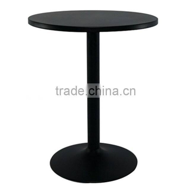 Vintage commercial metal table iron tea table wooden table