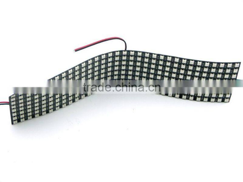 256pixels smd 5050 rgb ws2812b led dot matrix