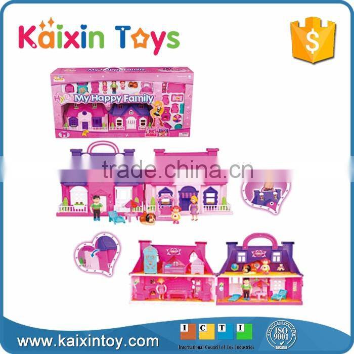10241613 Hot Sale Fashion Girl Castle Play Set With Light And Music