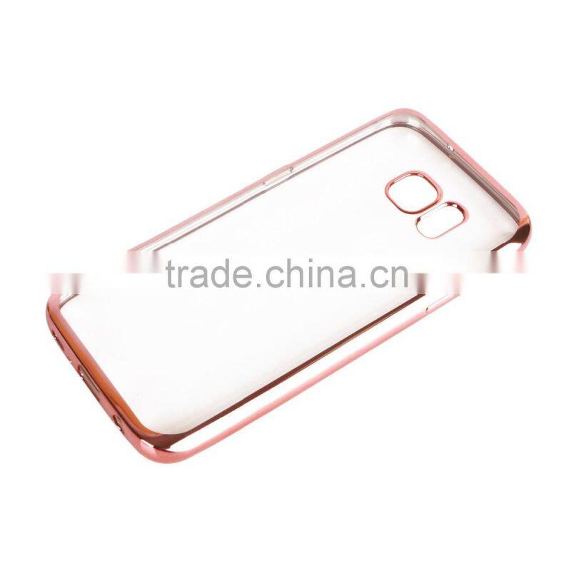 electroplating tpu phone case for samsung galaxy s6 s6edge .electroplating phone case