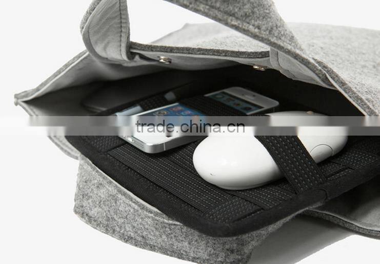 Wholesale promotional laptop bag felt laptop tote 19 years factory