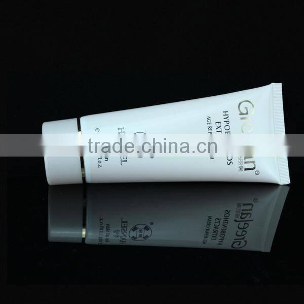 3-4oz plastic tube for whitening cream with screw cap