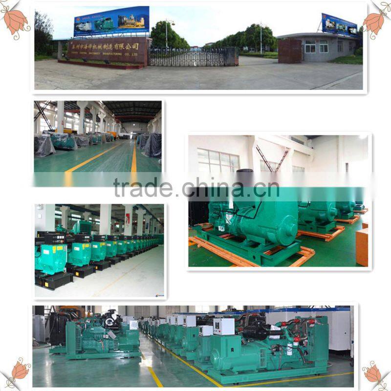 high quality open type 150kva diesel generator set with cummins engine