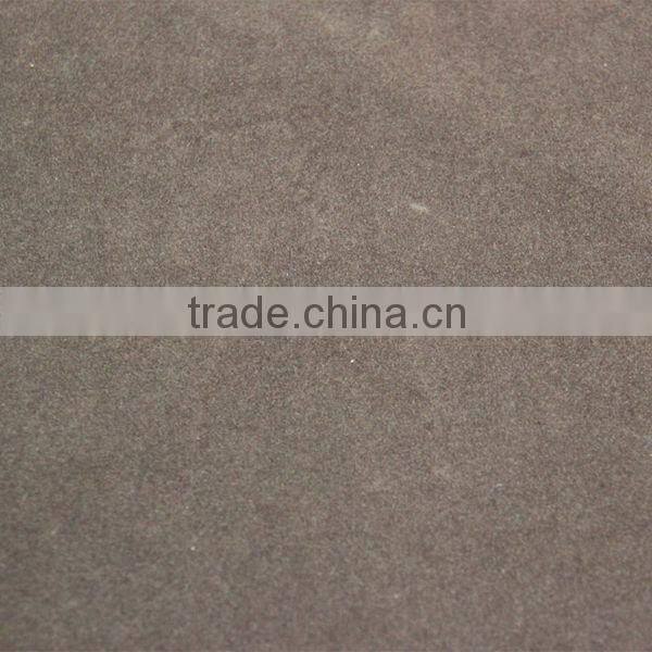 Two side artificial suede materials with soft hand feeling for ladies shoes and women's handbags usage