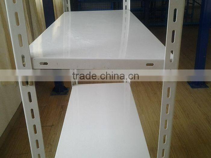 China supplier powder coating steel light duty angle iron shelf