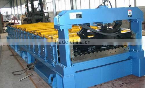 corrugated wall and roof cold roll forming machine