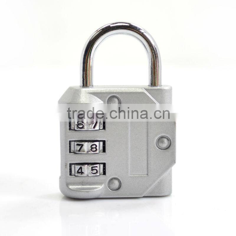 Trendy 3 Digital Combination Padlock/Lock Colorful Keyless Door Padlock Safe Lock
