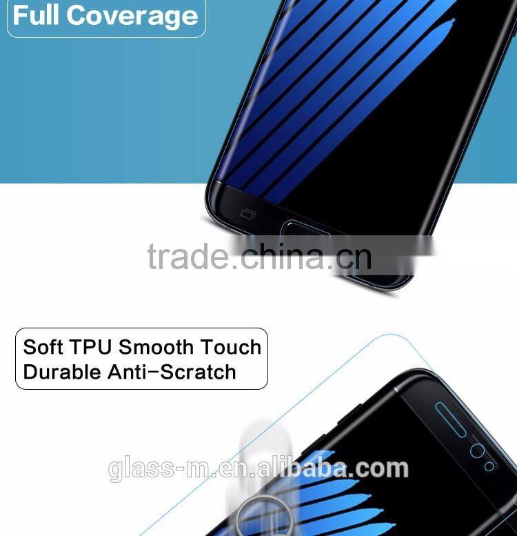 Anti-shock TPU Protector for Samsung Note 7 Mobile Phone Film