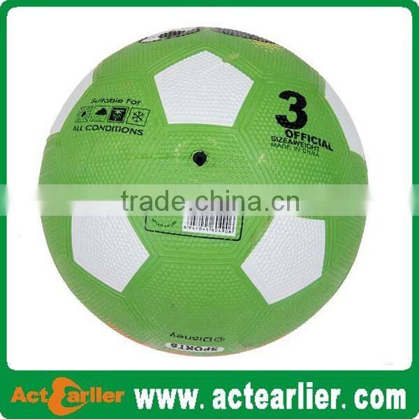 particle surface rubber soccer ball
