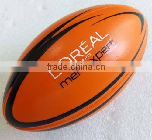 custom shape antistress ball pu foam stress ball with embossed logo