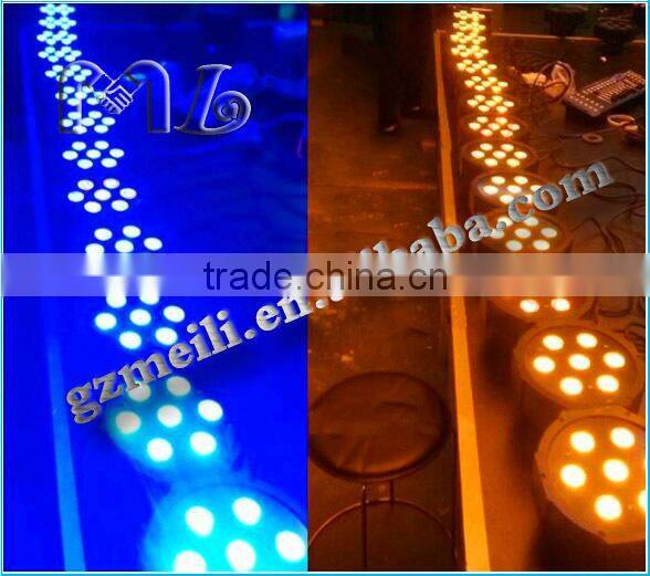 China stage light 7pcs 10w RGBW 4 in 1 led par 18pcs 10W RGBW 4 in 1 LED Par Can Stage Lighting