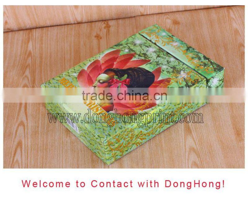 Custom paper gift box printing, colorful packaging box