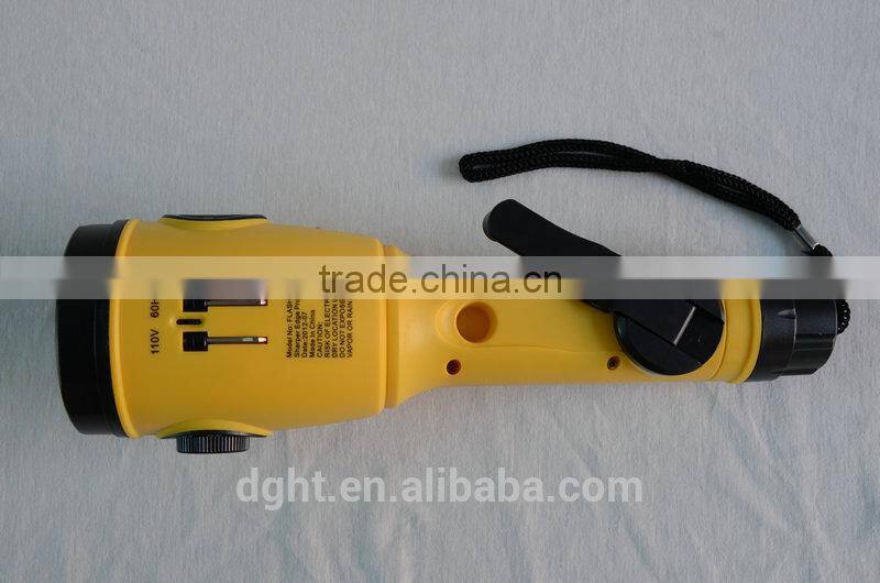 Made in China Portable NOAA plastic Energy dynamo radio led dynamo flashlight with radio