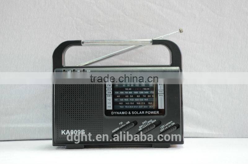Solar Dynamo flashlight Radio