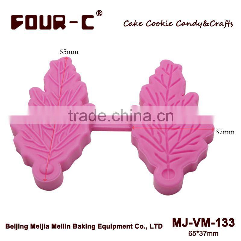 Chrysthanthemum leaf silicone veiner