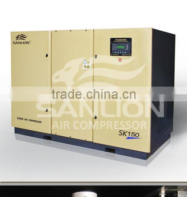 37KW 10bar Industrial Rotary Screw Type Air Compressor CE for sales