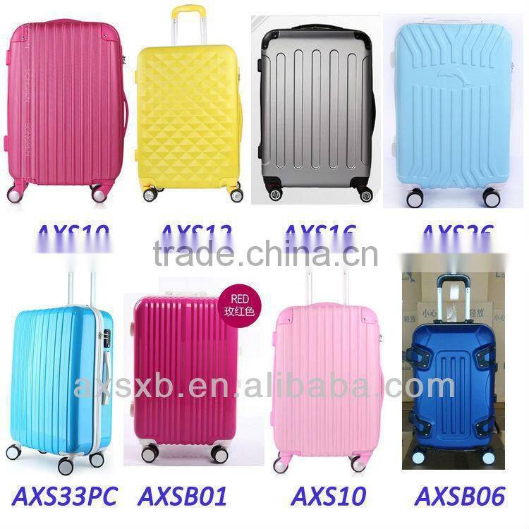 abs zipper combination lock china trolley travel land luggage factory