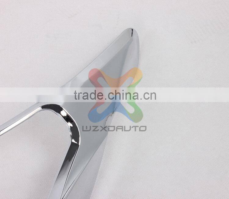 SET CHROME LH RH HEAD LAMP LIGHTS COVER FOR MITSUBISHI TRITON L200 2015 PICK UP PICKUP