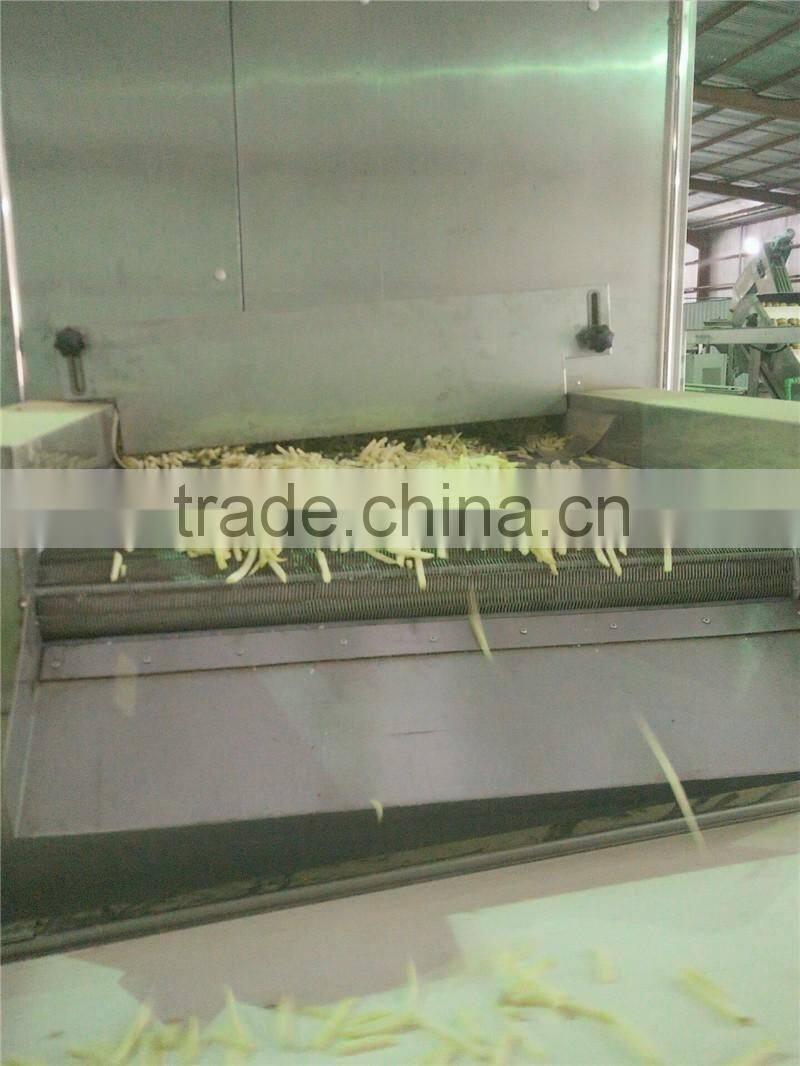 Hot sale high quality frozen french fries produciton line/potato chips production line