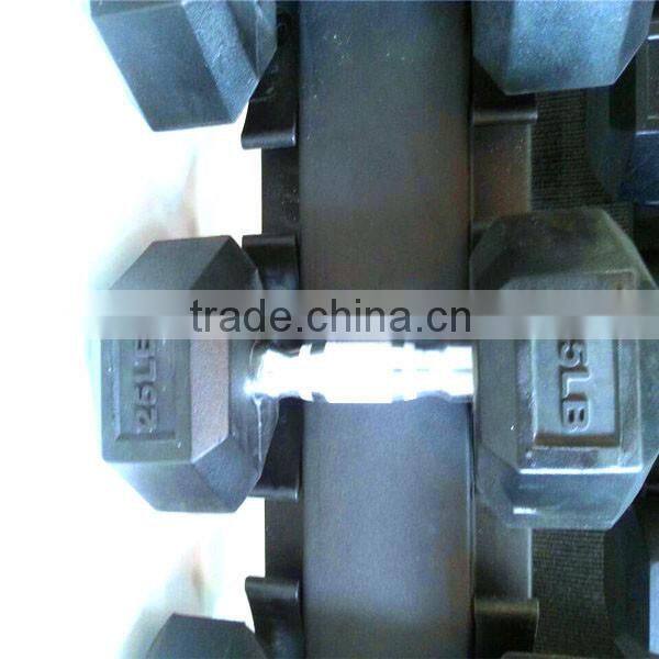 Professional high quality rubber hex Dumbbell