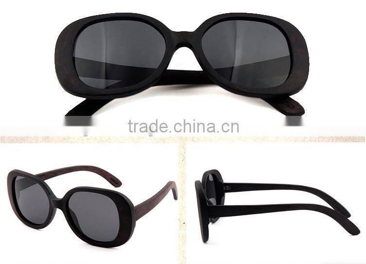 Hot selling retro full frame polarized wooden sunglasses for men and women