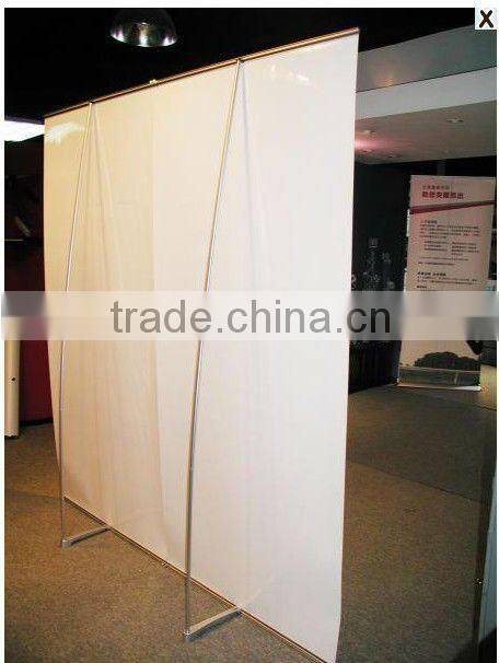 aluminum L banner stand,fixed banners