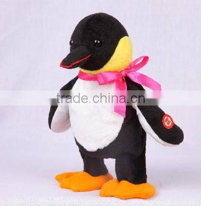 Nodding and walking stuffed plush animal Turkey toy